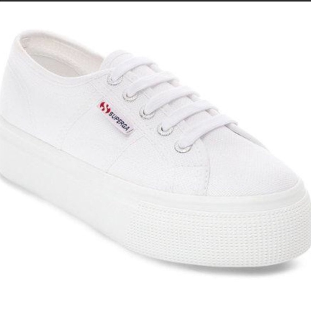 Brand New Superga platform shoes size 8